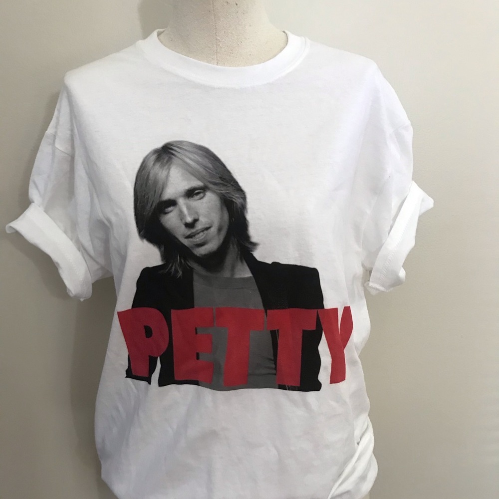 Tom Petty Rock N Roll Custom Tee T-shirt Size M